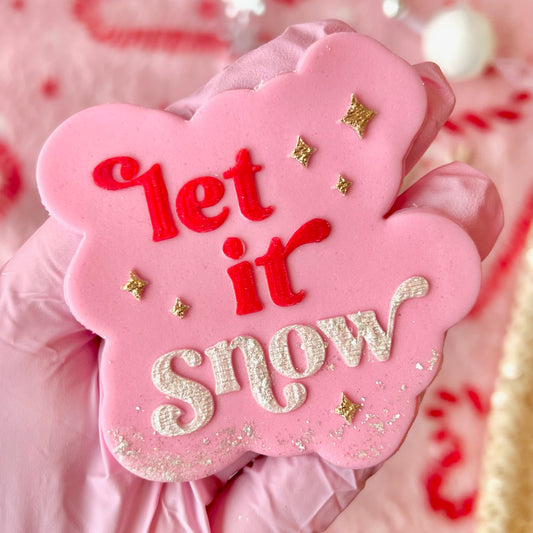 LET IT SNOW - RAISED EMBOSSER