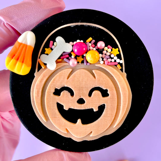 PUMPKIN CANDY BAG - RAISED EMBOSSER