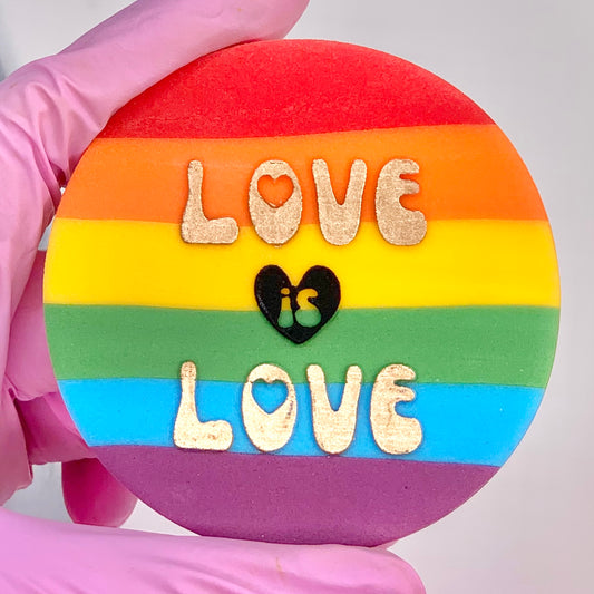 LOVE IS LOVE - RAISED EMBOSSER