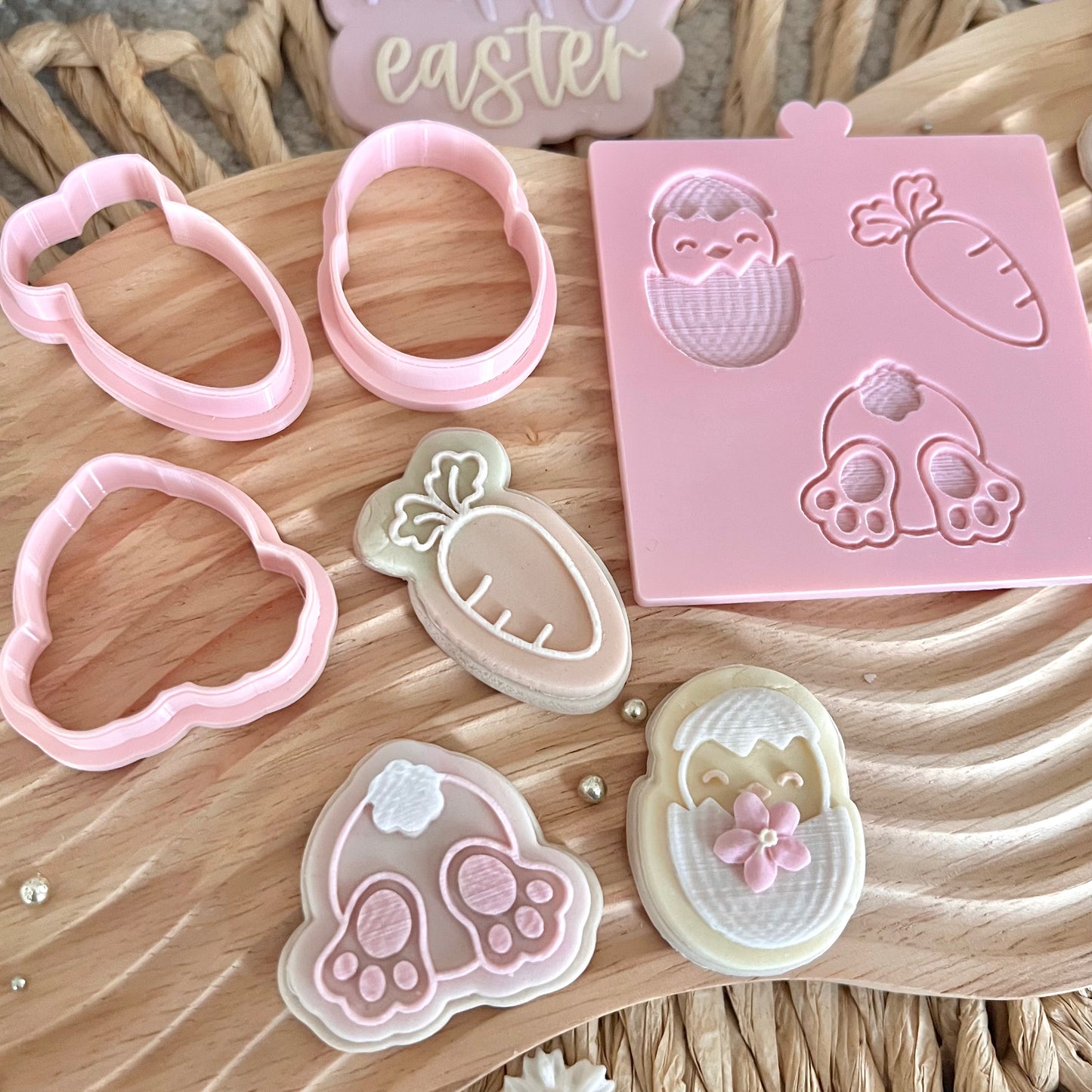 EASTER SET OF 3 - RAISED EMBOSSER