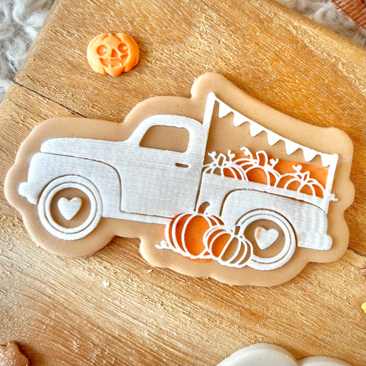 PUMPKIN TRUCK - RAISED EMBOSSER