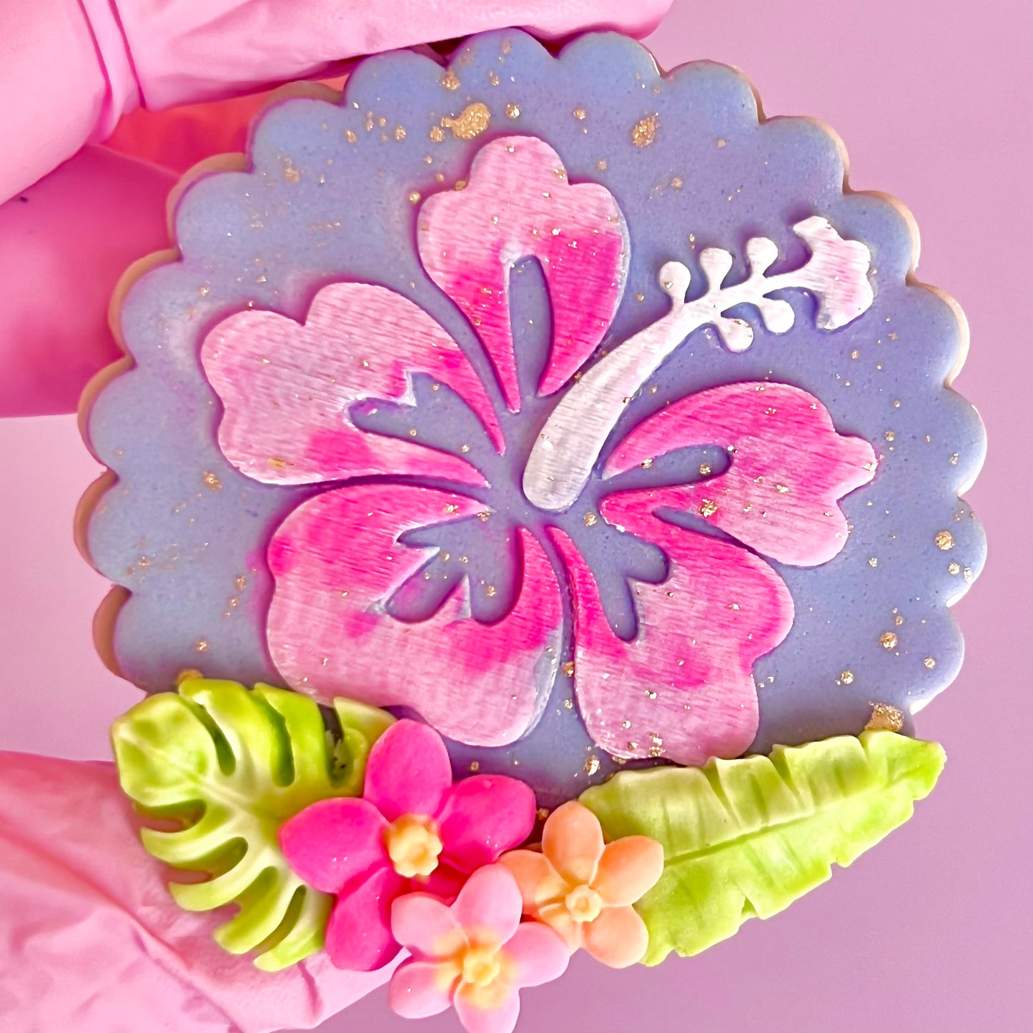 HIBISCUS FLOWER - RAISED EMBOSSER