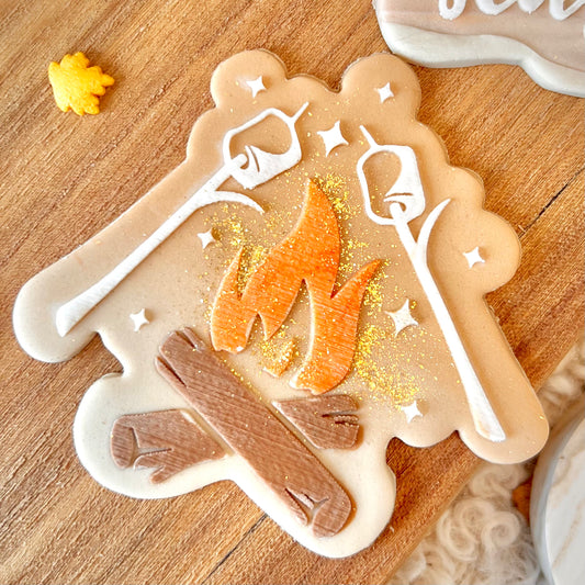 S'MORES FIRE - RAISED EMBOSSER