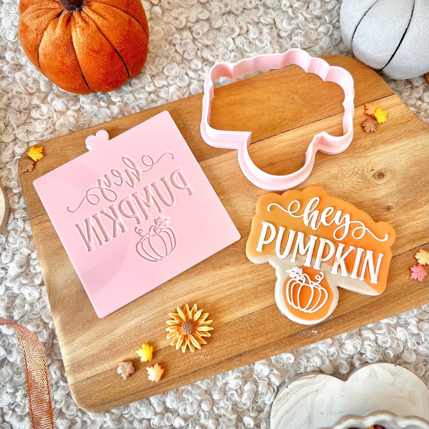 HEY PUMPKIN - RAISED EMBOSSER
