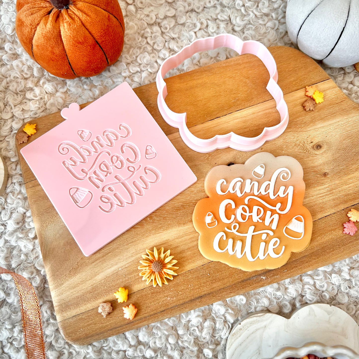 CANDY CORN CUTIE - RAISED EMBOSSER
