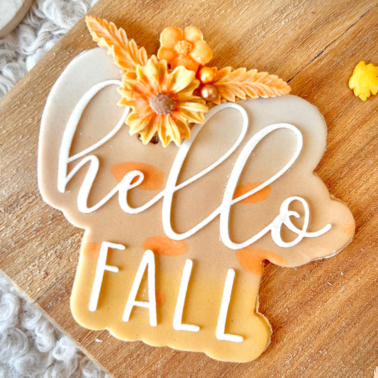 HELLO FALL - RAISED EMBOSSER
