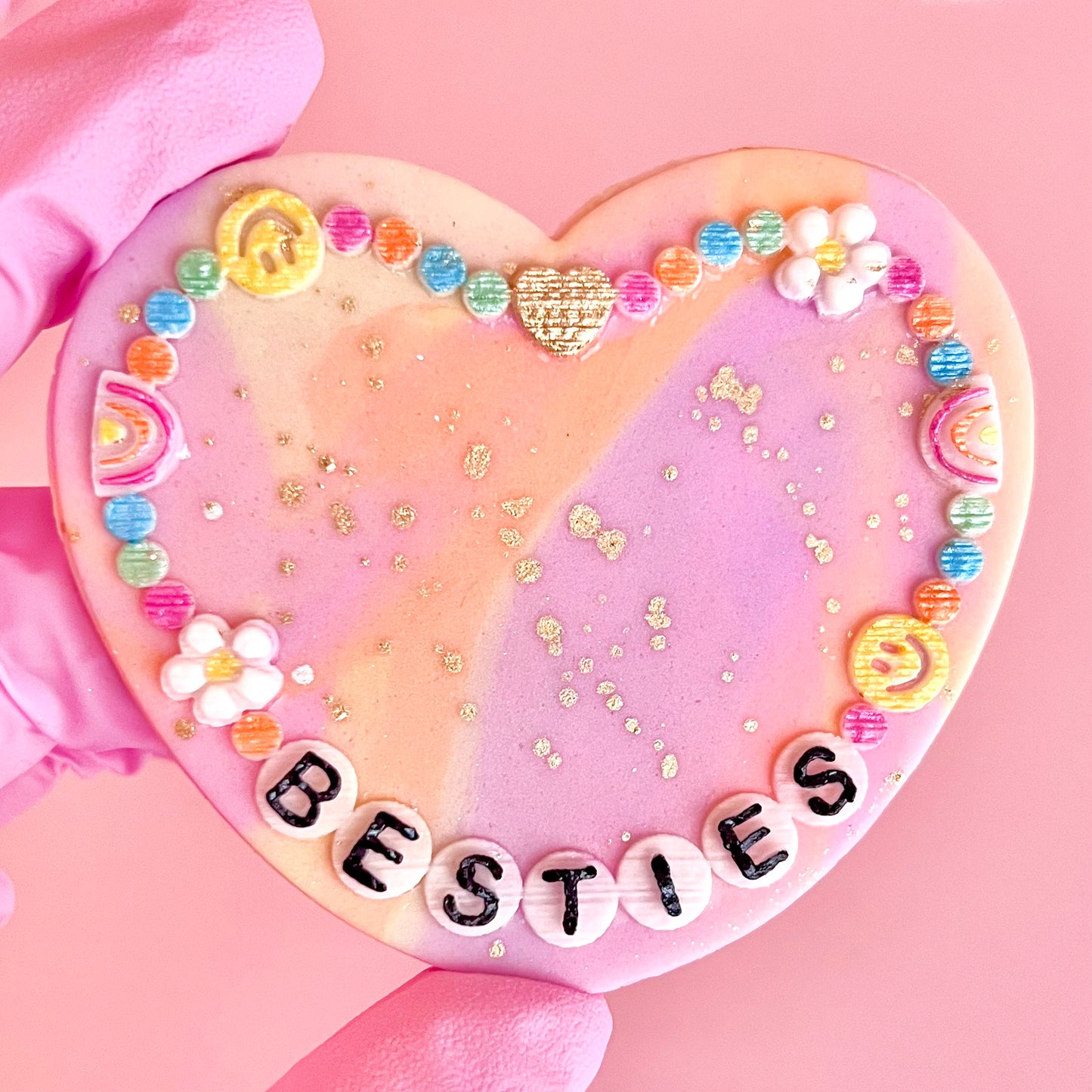 BESTIES FRIENDSHIP BRACELET - RAISED EMBOSSER