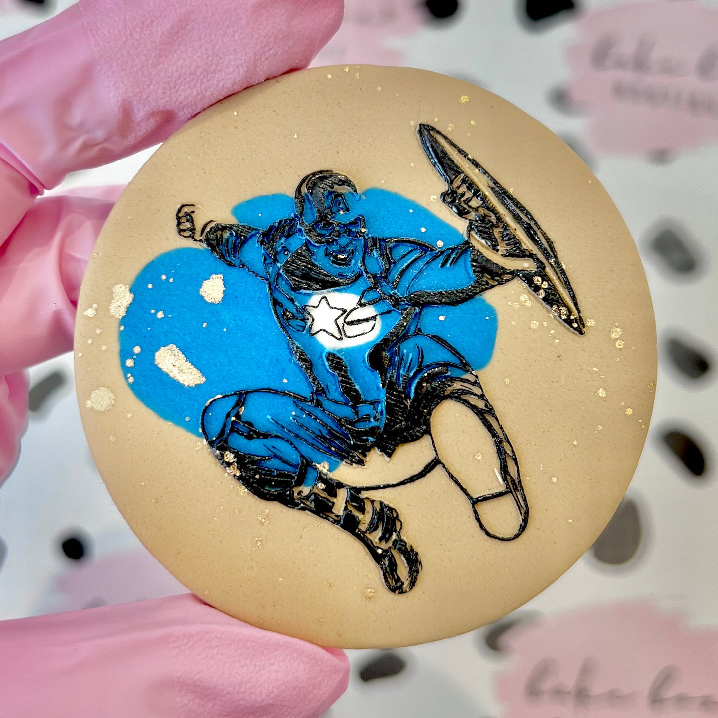 CAPTAIN AMERICA - RAISED EMBOSSER