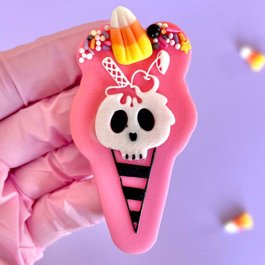 SPOOKY ICE CREAM - RAISED EMBOSSER