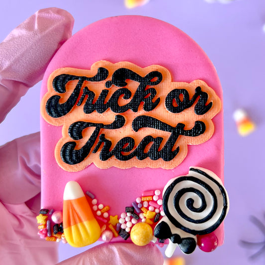 TRICK OR TREAT - DOUBLE POP - RAISED EMBOSSER