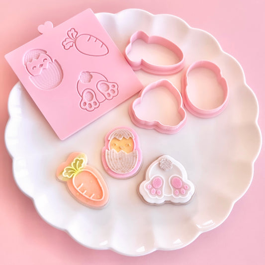 EASTER SET OF 3 - RAISED EMBOSSER