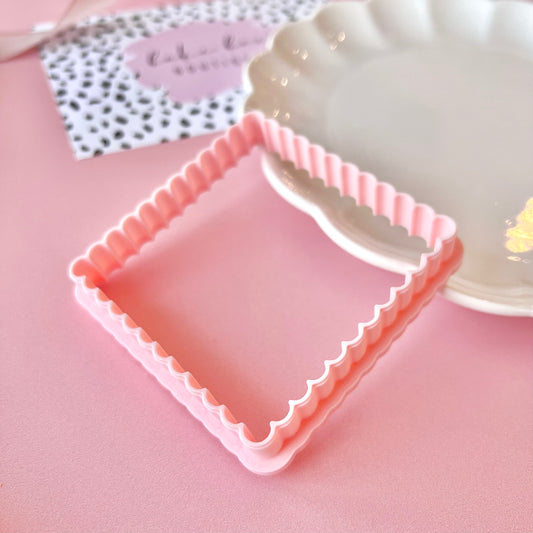 SCALLOP SQUARE COOKIE CUTTER