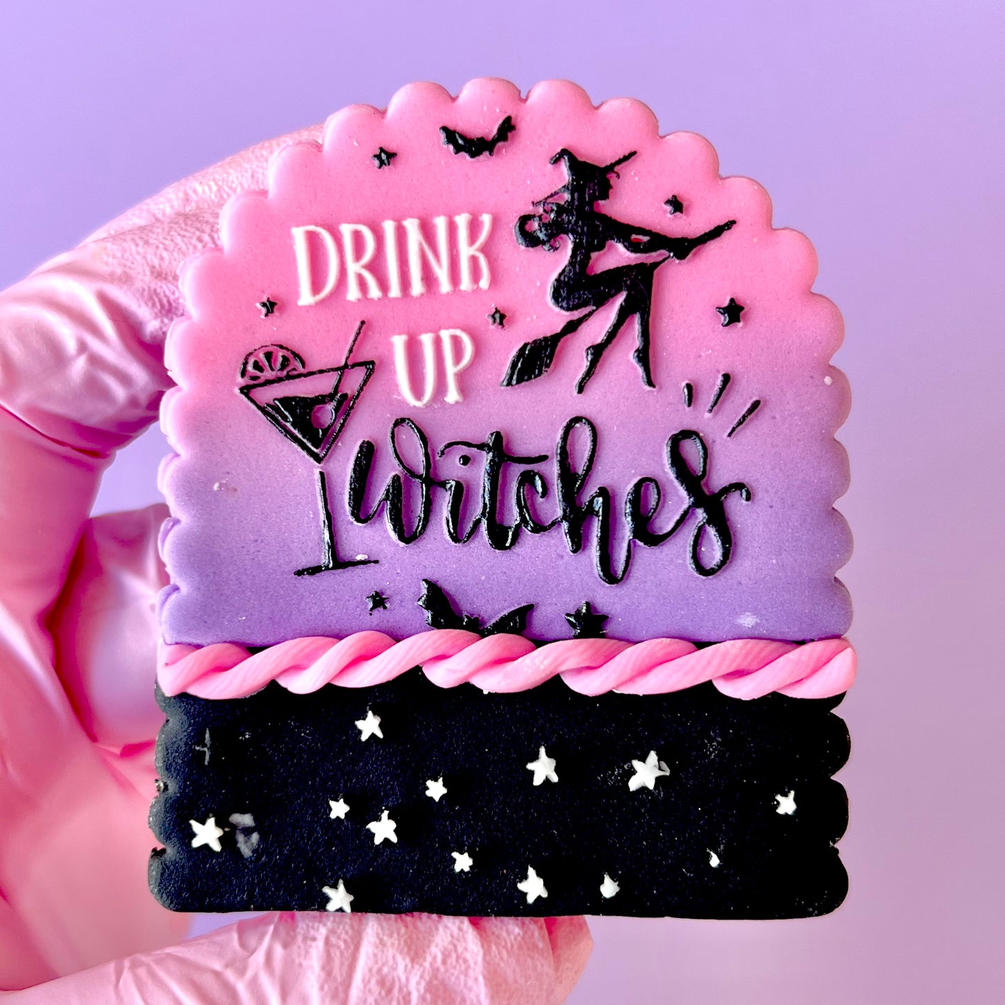 DRINK UP WITCHES - RAISED EMBOSSER
