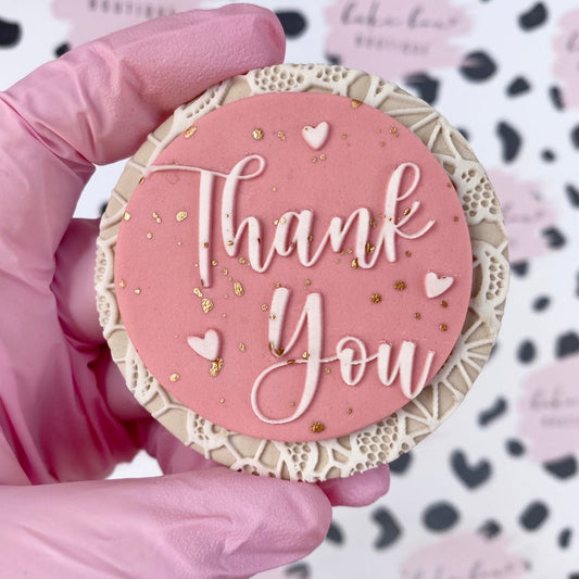 THANK YOU - RAISED EMBOSSER