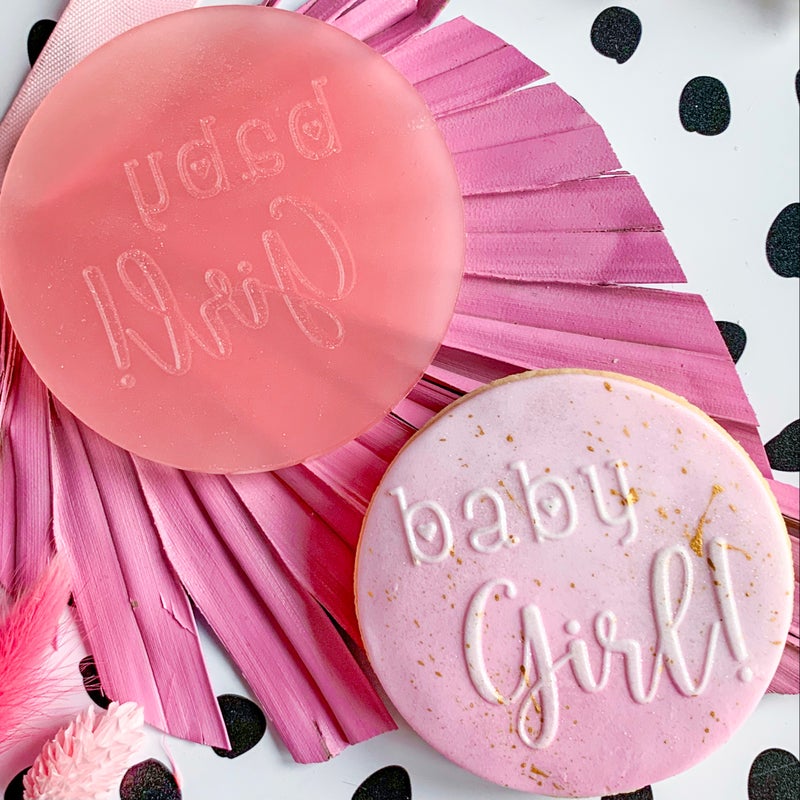 BABY GIRL - RAISED EMBOSSER