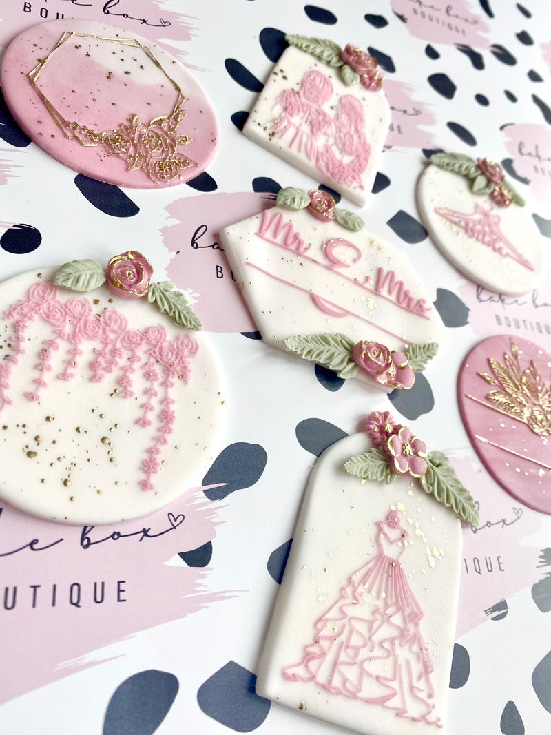 FLORAL HEXAGON - RAISED EMBOSSER