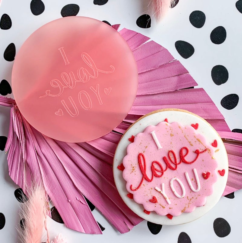 I LOVE YOU - RAISED EMBOSSER