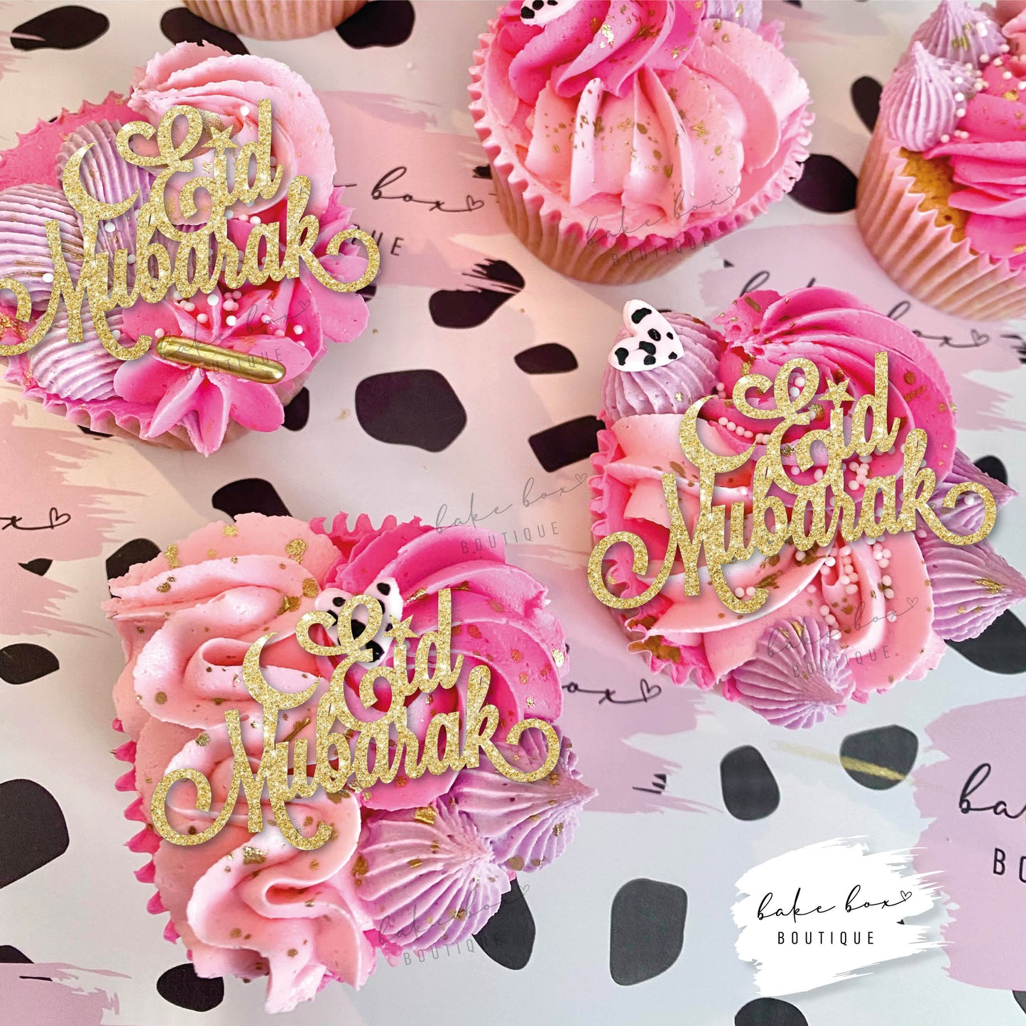 EID MUBARAK - CUPCAKE TOPPERS