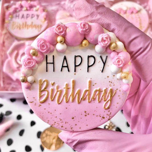HAPPY BIRTHDAY - RAISED EMBOSSER