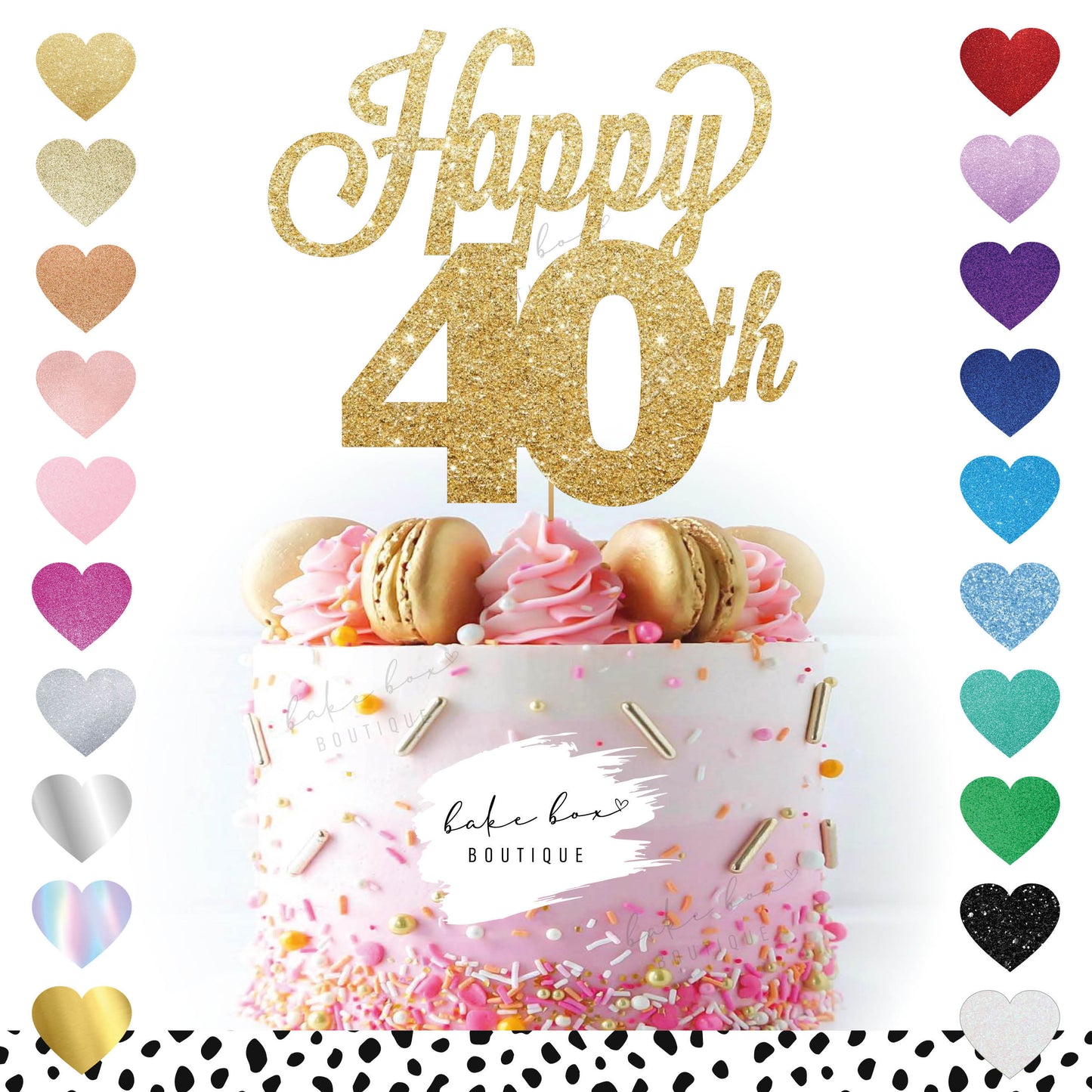 HAPPY AGE - CAKE TOPPER