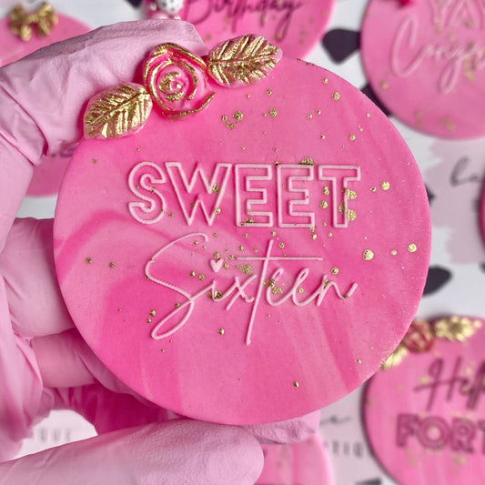 SWEET SIXTEEN - RAISED EMBOSSER