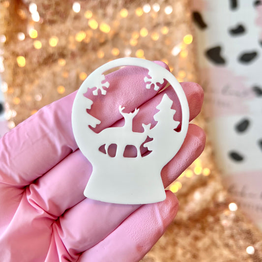 SNOW GLOBE - CHARM TOPPER