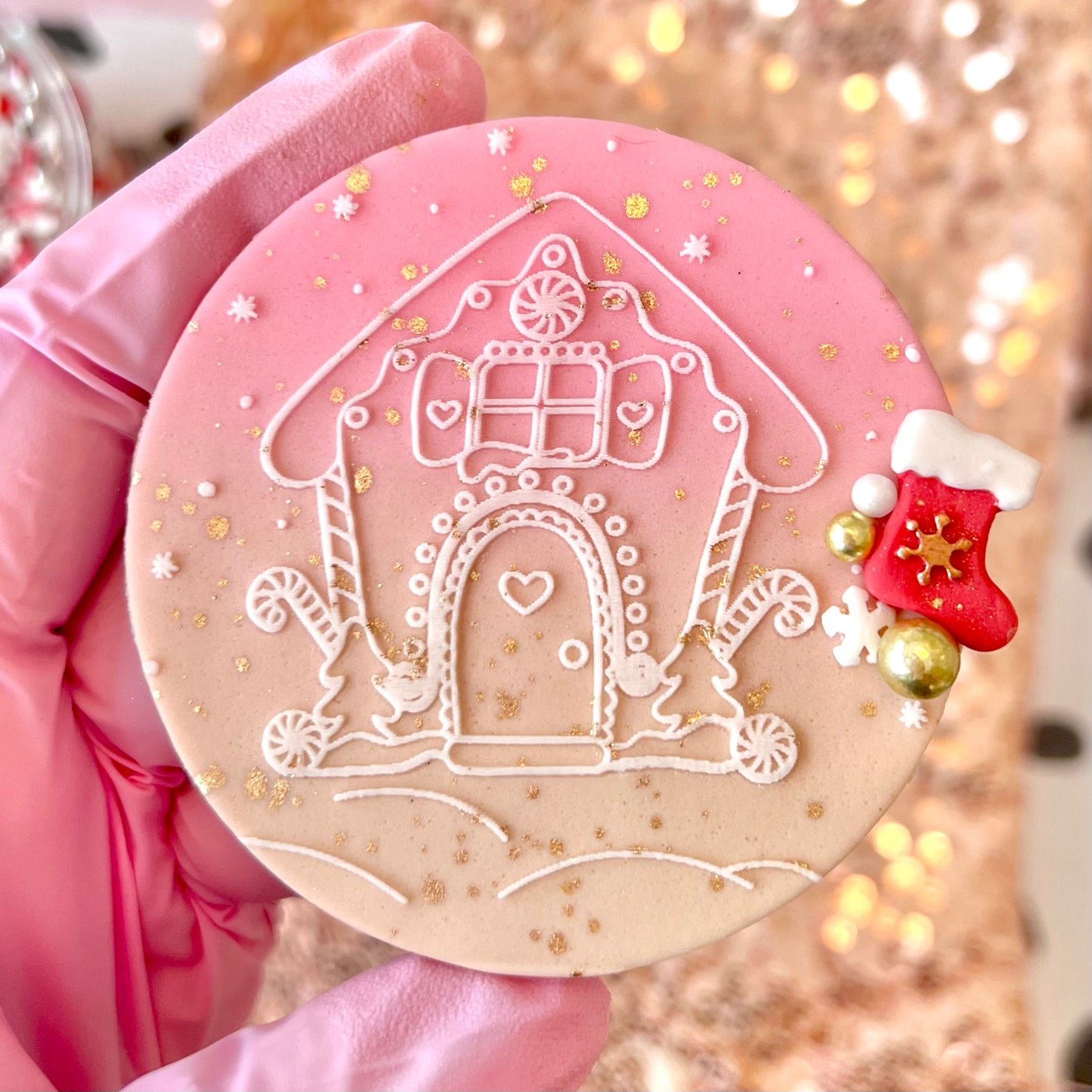 GINGERBREAD HOUSE - RAISED EMBOSSER