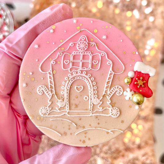 GINGERBREAD HOUSE - RAISED EMBOSSER