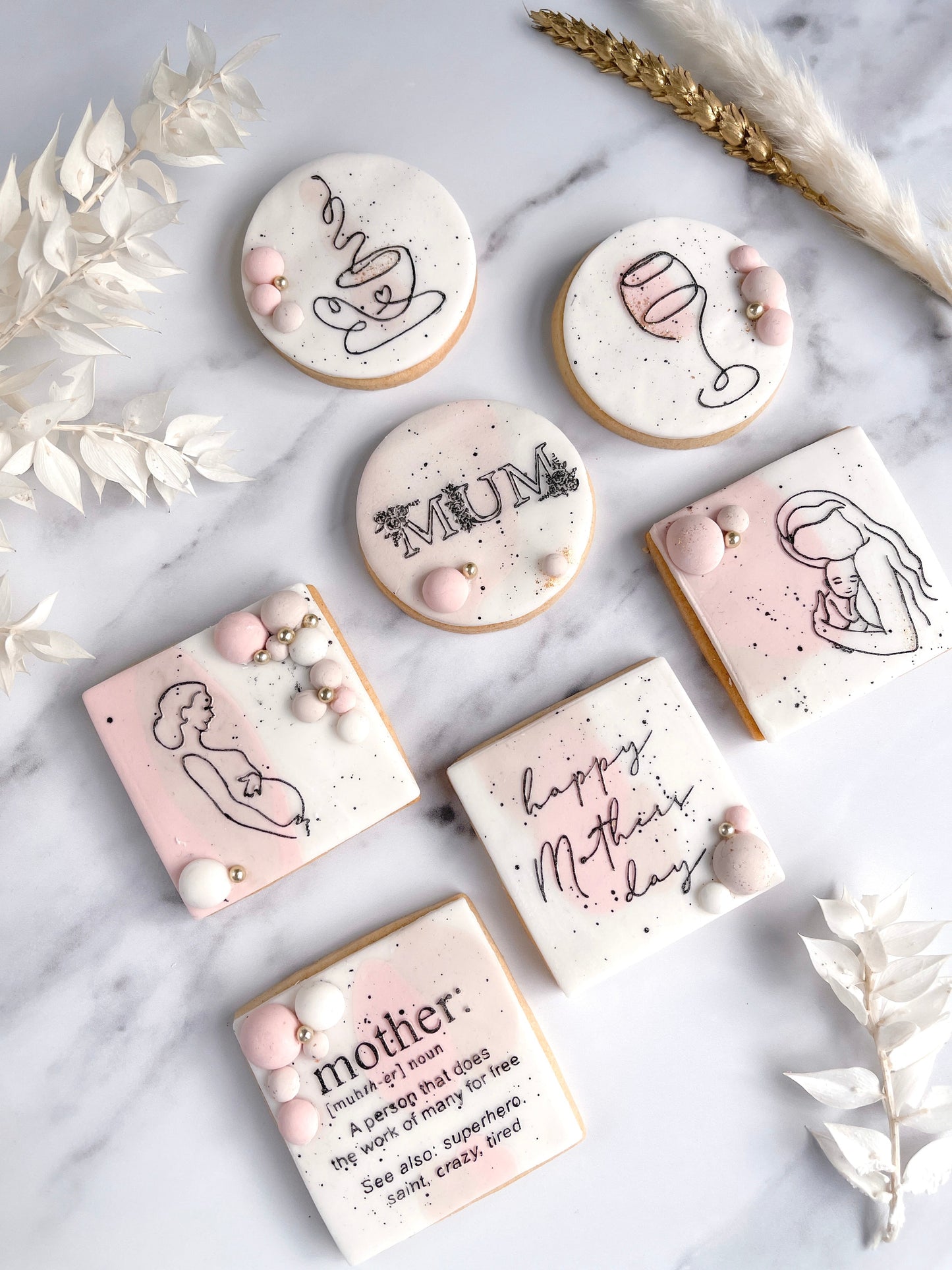 MOTHER AND BABY - RAISED EMBOSSER