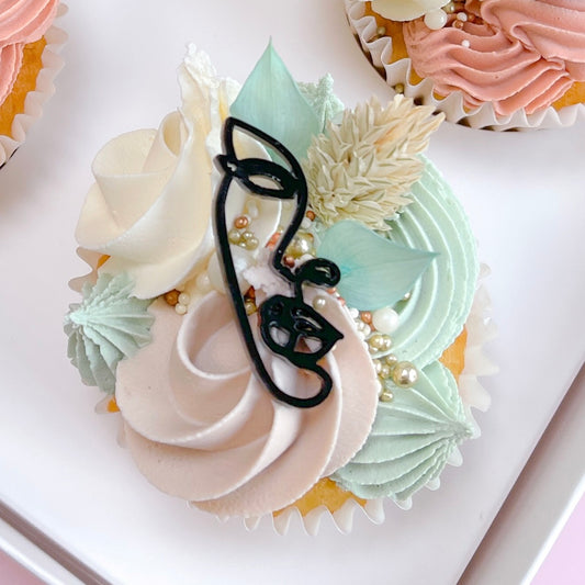 FEMALE FACE ACRYLIC CHARM