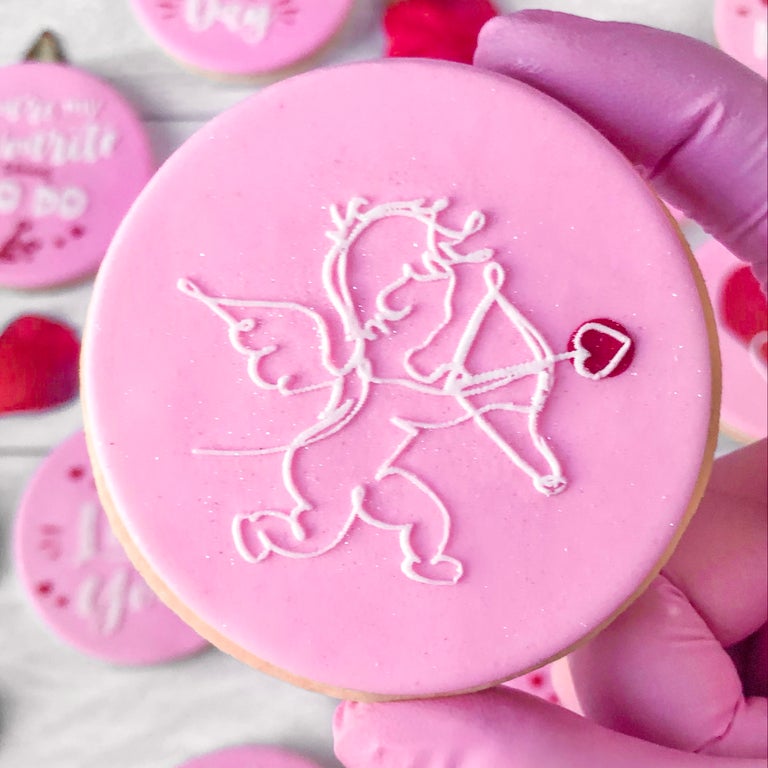 CUPID OUTLINE - RAISED EMBOSSER