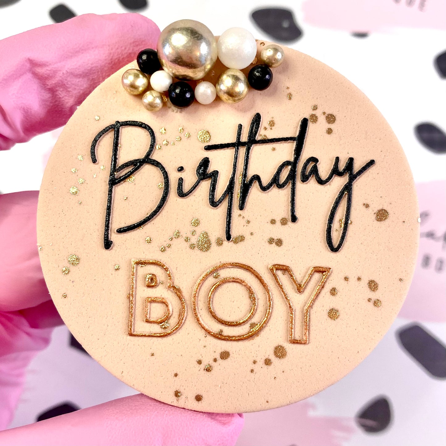 BIRTHDAY BOY - RAISED EMBOSSER