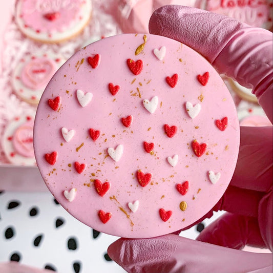 MINI HEARTS PATTERN - RAISED EMBOSSER