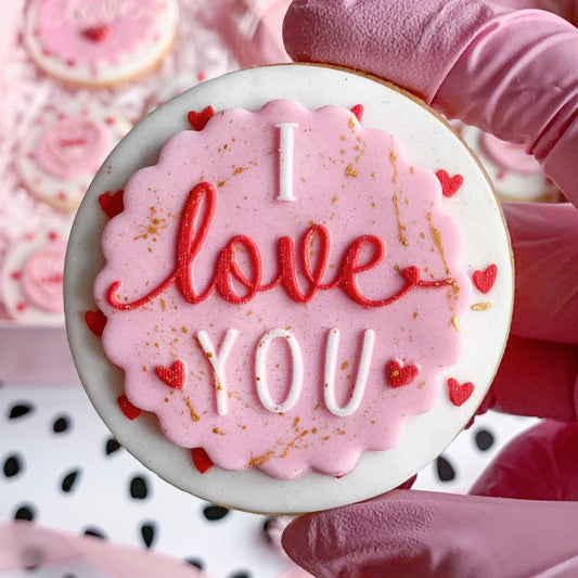 I LOVE YOU - RAISED EMBOSSER