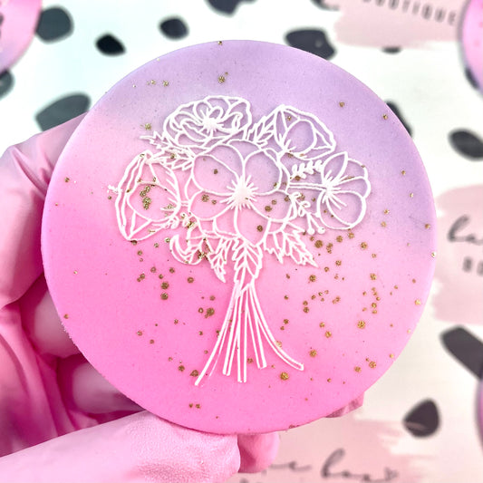 BUNCH OF FLOWERS - RAISED EMBOSSER