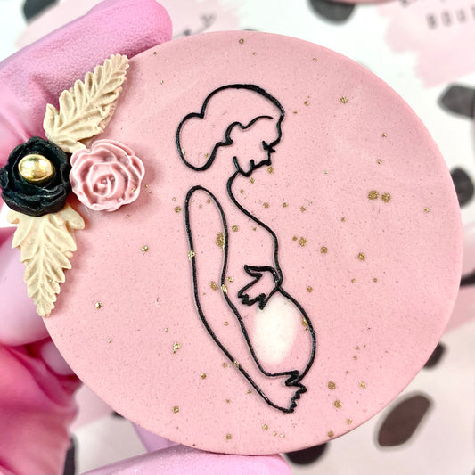 PREGNANT LADY - RAISED EMBOSSER