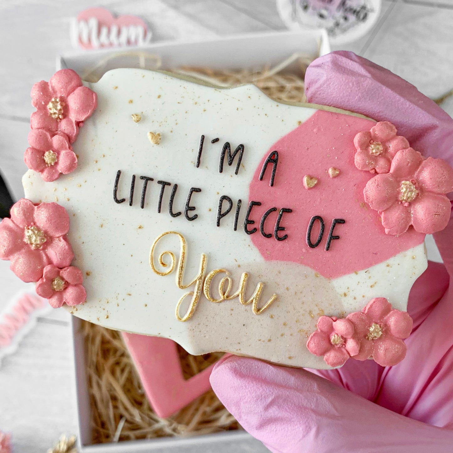 I'M A LITTLE PIECE OF YOU - RAISED EMBOSSER