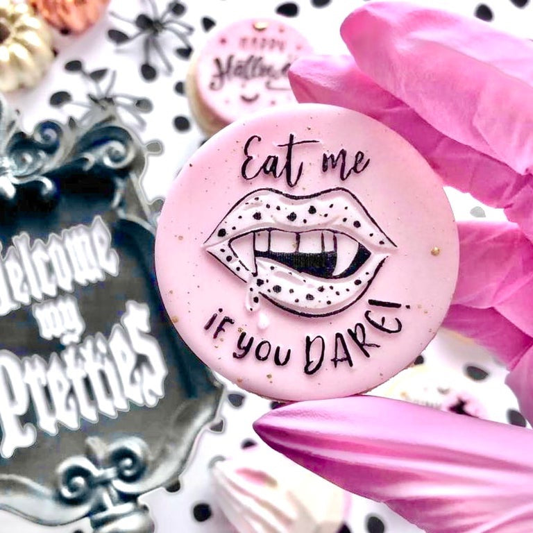 EAT ME IF YOU DARE - RAISED EMBOSSER