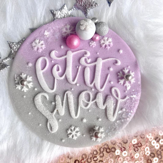 LET IT SNOW - RAISED EMBOSSER