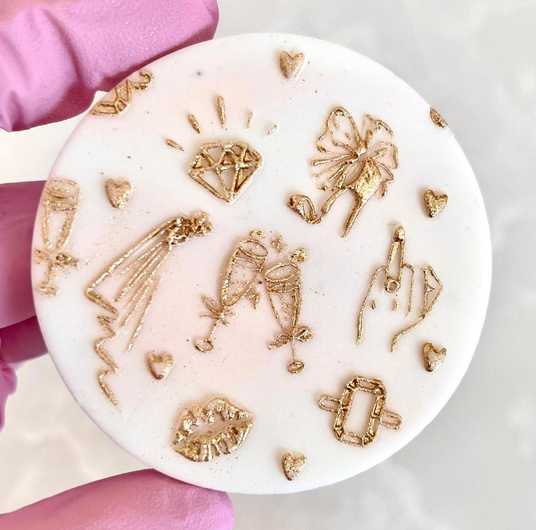 WEDDING PATTERN - RAISED EMBOSSER