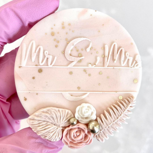 MR AND MRS - RAISED EMBOSSER