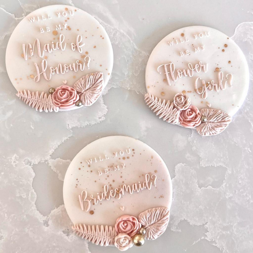WILL YOU BE MY BRIDESMAID? - RAISED EMBOSSER