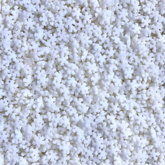 MINI WHITE SNOWFLAKES - SPRINKLES