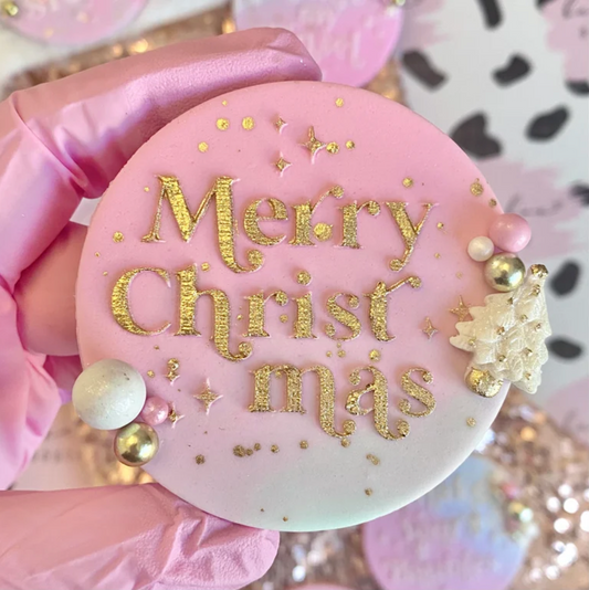 MERRY CHRISTMAS - RAISED EMBOSSER