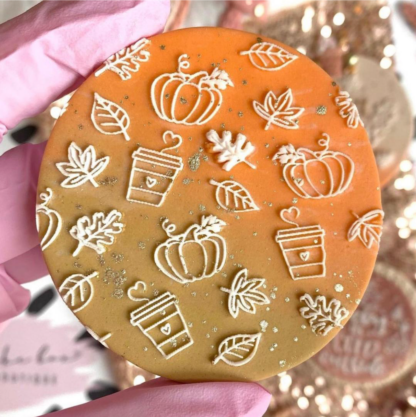 AUTUMN PATTERN - RAISED EMBOSSER