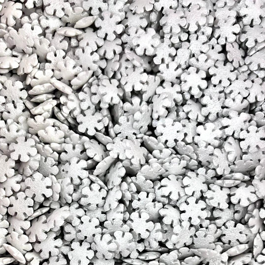 SILVER SNOWFLAKES - SPRINKLES