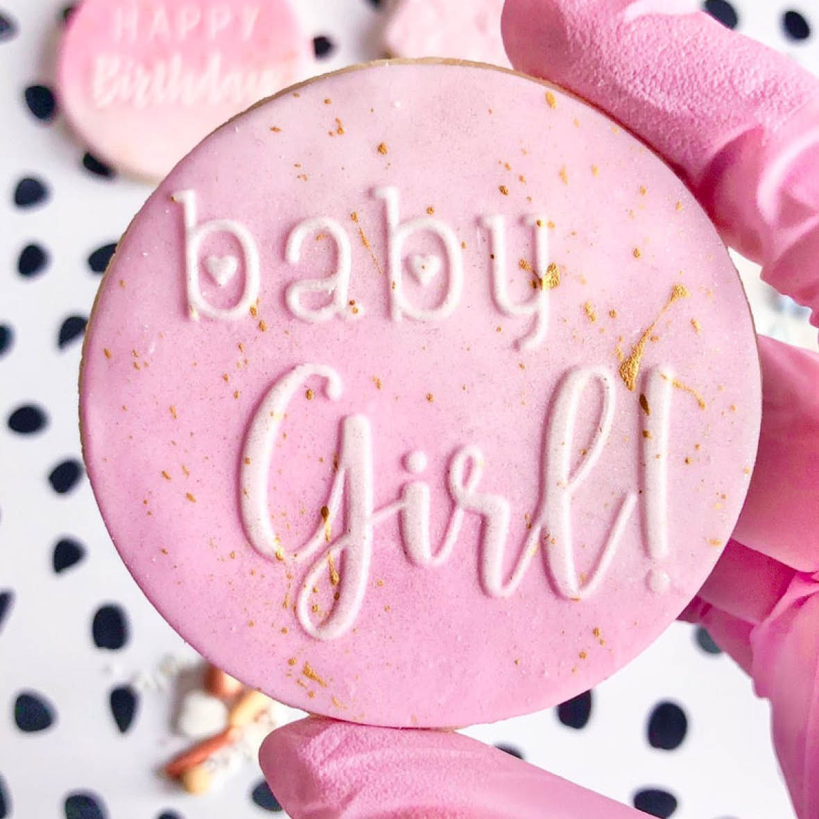 BABY GIRL - RAISED EMBOSSER