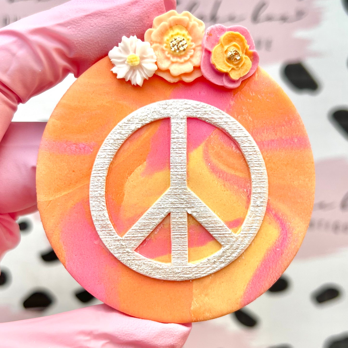 PEACE SIGN - RAISED EMBOSSER