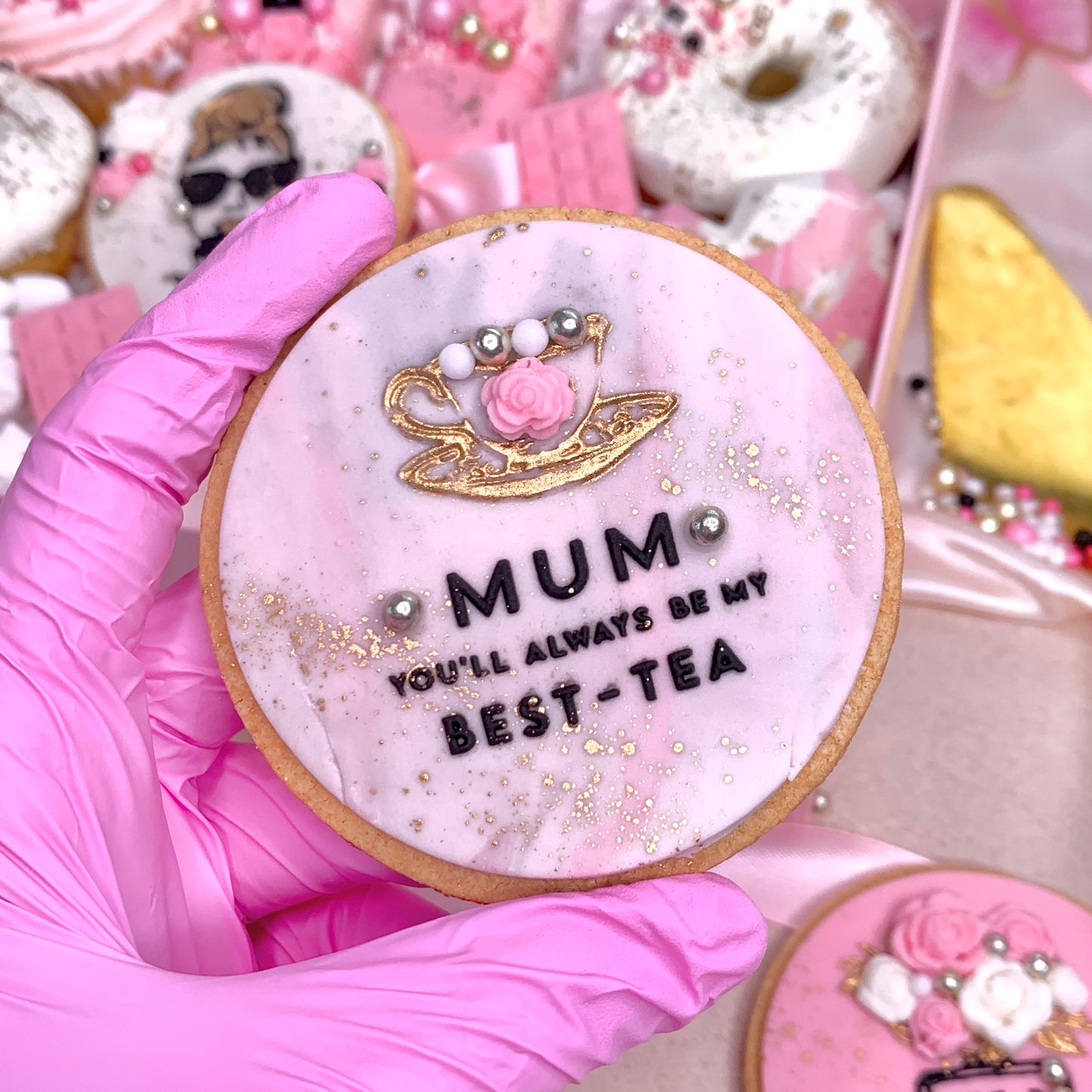MUM YOU'LL ALWAYS BE MY BEST-TEA - RAISED EMBOSSER