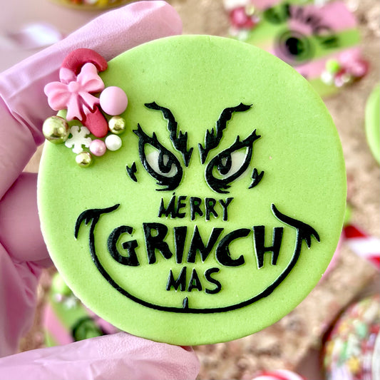 MERRY GRINCHMAS - RAISED EMBOSSER
